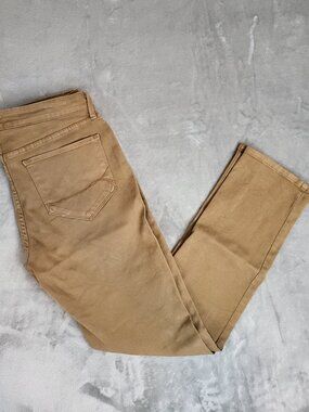 NYDJ Not Your Daughter's Jeans Size 12 Tan Khaki Straight Leg Stretch Jeans USA